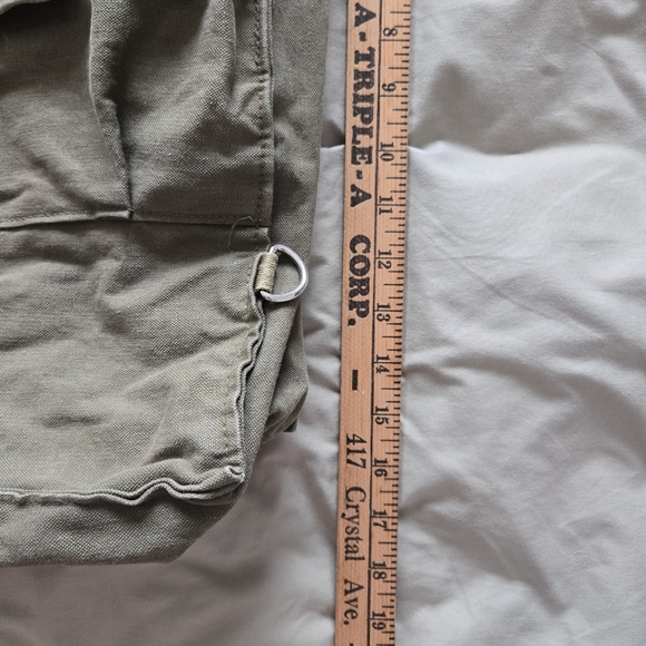 VTG 1960s A-line by Academy Olive Green Canvas Backpack - Picture 8 of 10